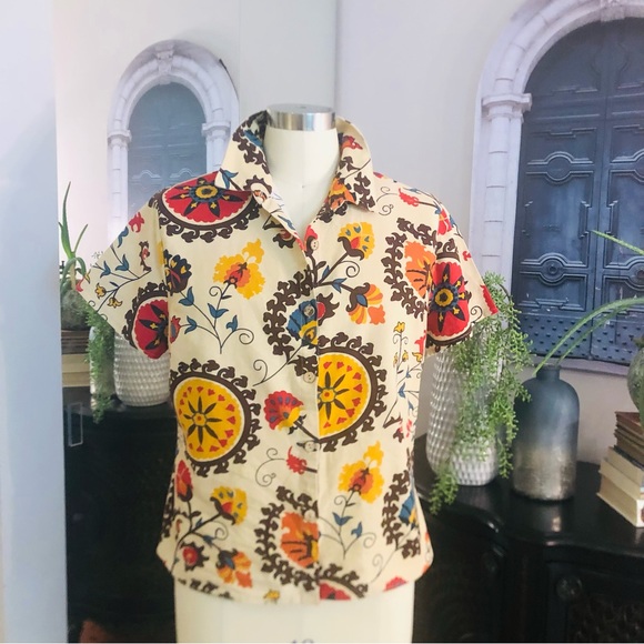 emery Rose ladies short sleeves button up shirt.
Size 2XL 100% cotton - Picture 7 of 10